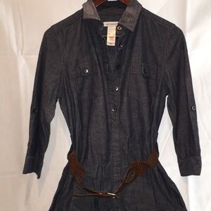 Liz Claiborne Belted Shirt Dress | Size S
